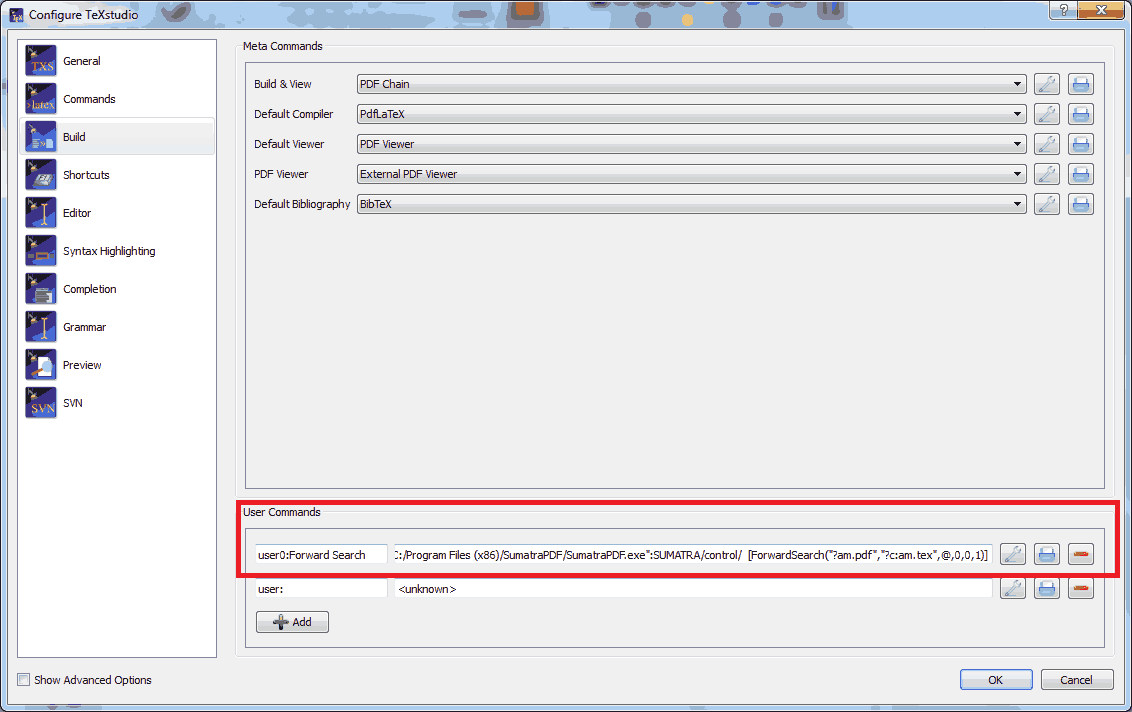 User Commands