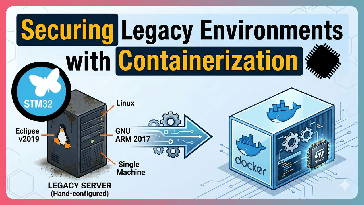 How I Containerized an STM32 Toolchain (Almost) Nobody Remembered
